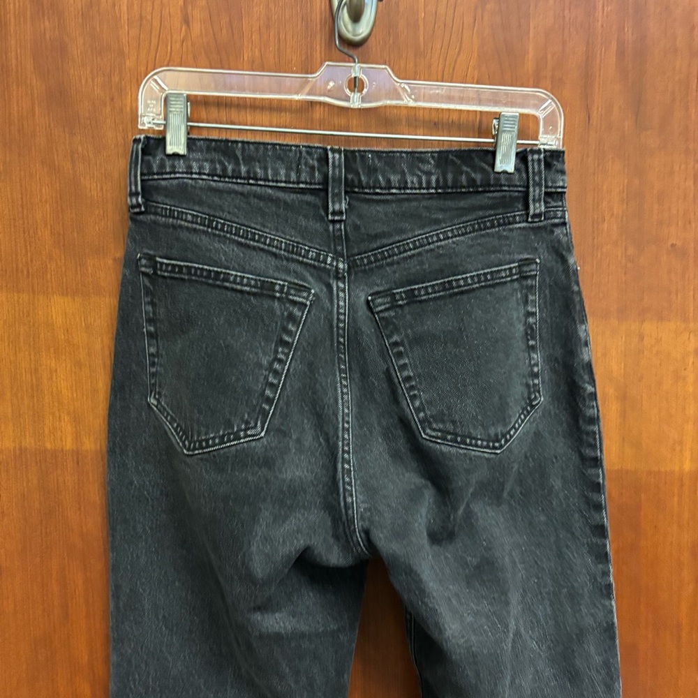 Abercrombie & Fitch The Dad High Rise Jeans Black size 4 / 27 - Picture 4 of 11